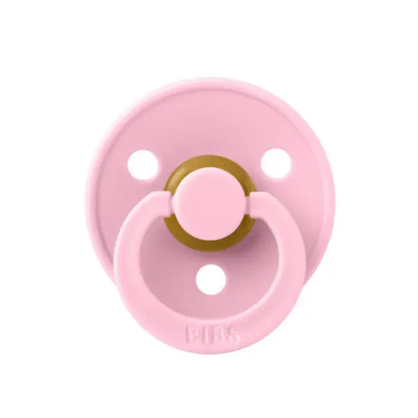 Bibs Colour Kauçuk Emzik -  Baby Pink, Size: 1 (0-6 Ay)