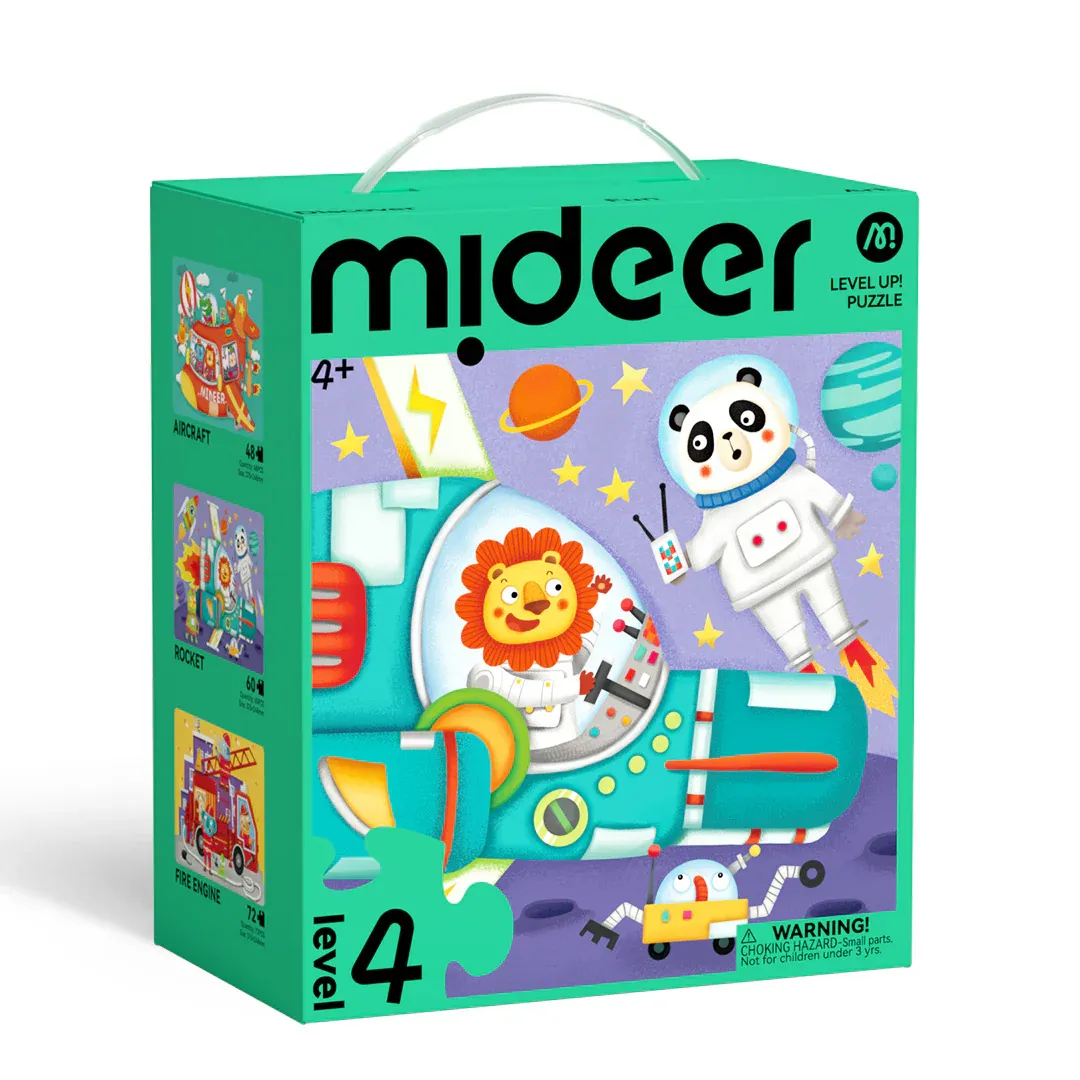 Mideer Level Up! Puzzle Serisi – Seviye 4: Ulaşım