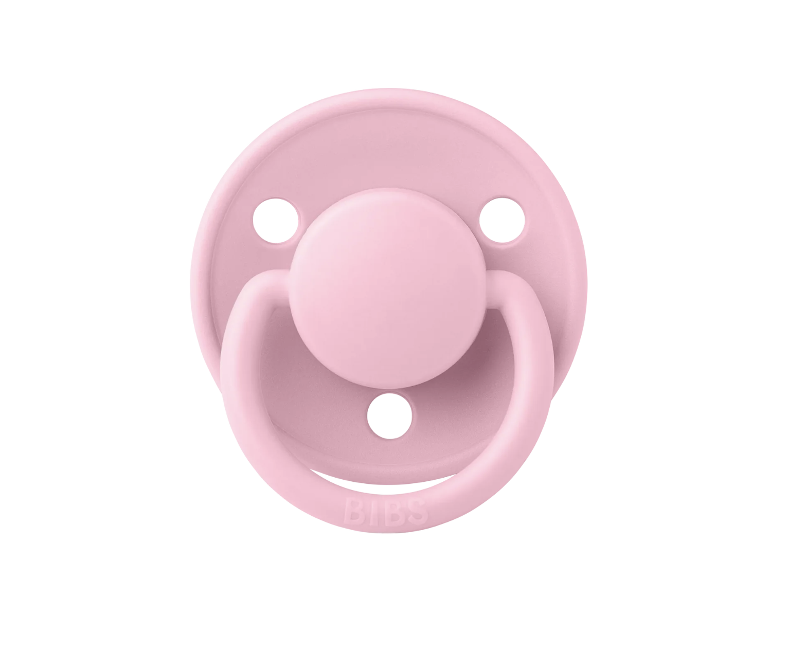 Bibs De Lux Kauçuk Emzik – Baby Pink, Size: 2 (6+ Ay)