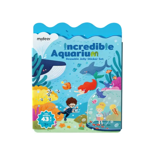 Yeniden Kullanılabilir Jel Sticker Seti -  İnanılmaz Akvaryum
