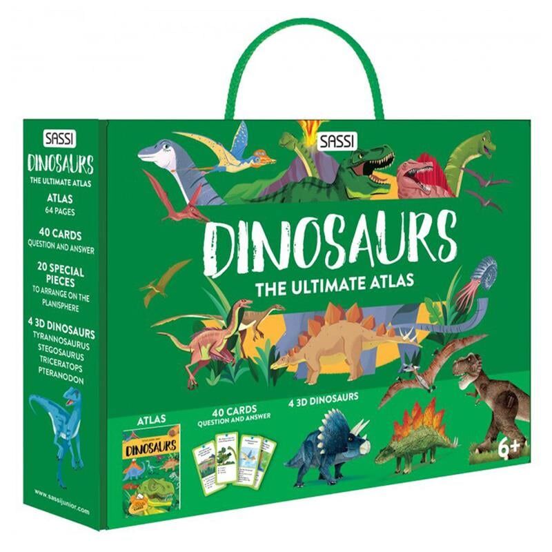 Puzzle - Atlas - Ayaklı Figür - Dinozorlar