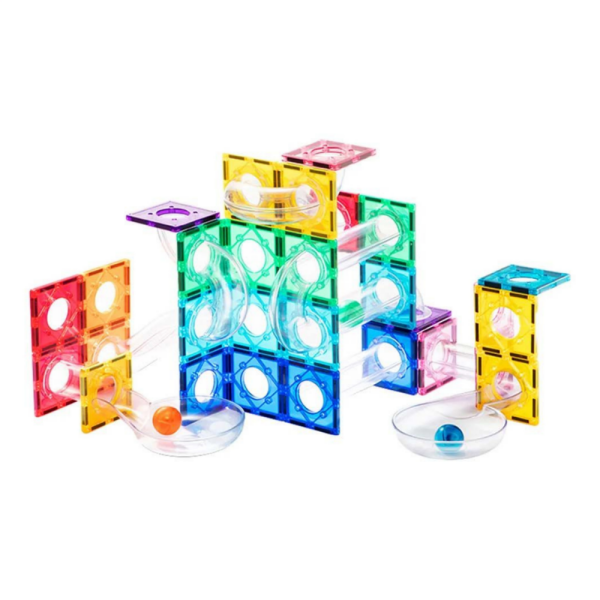 Mideer Renkli Magnetic Tiles - Parkur 100 Parça