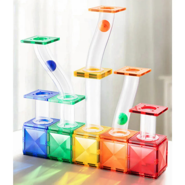 Mideer Renkli Magnetic Tiles - Parkur 100 Parça