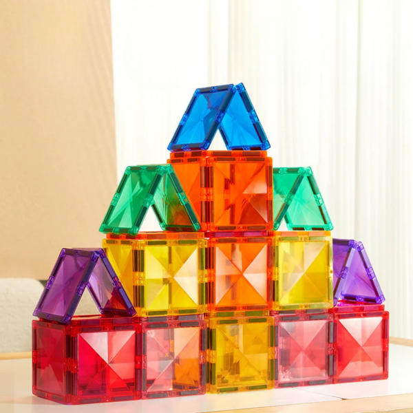 Mideer Renkli Magnetic Tiles - 60 Parça