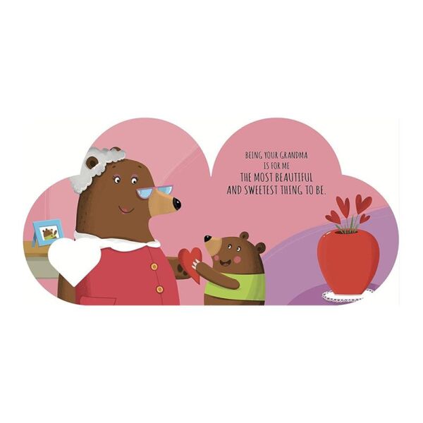With Love Grandma - Shaped Board Book