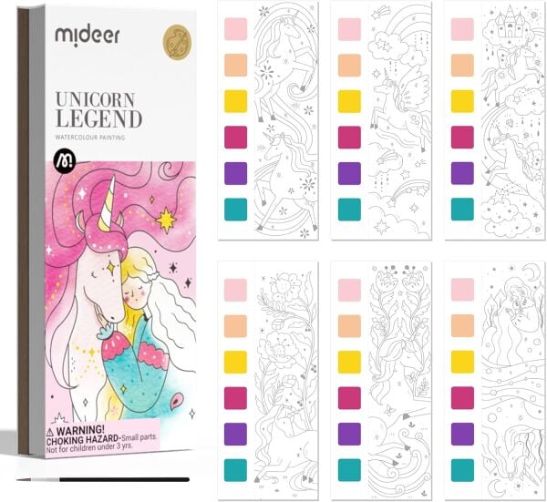 Akıllı Sulu Boya Defteri - Unicorn Efsanesi