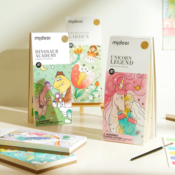 Mideer Akıllı Sulu Boya Defteri - Unicorn Efsanesi
