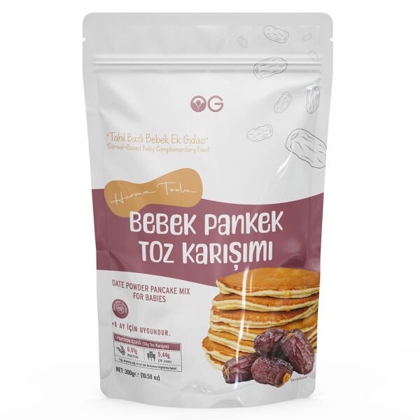 Hurma Tozlu Bebek Pankek Toz Karışımı +8 Ay