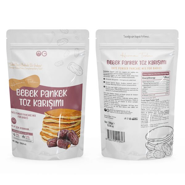 Hurma Tozlu Bebek Pankek Toz Karışımı +8 Ay