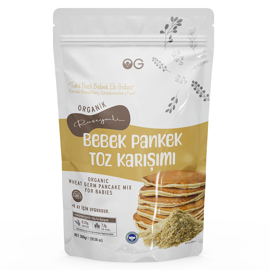 Organik Ruşeymli Bebek Pankek Tozu +8 Ay