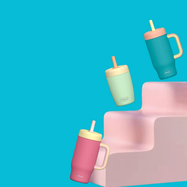 HandleHug Tumbler - Pudra Pembe, 550 ml