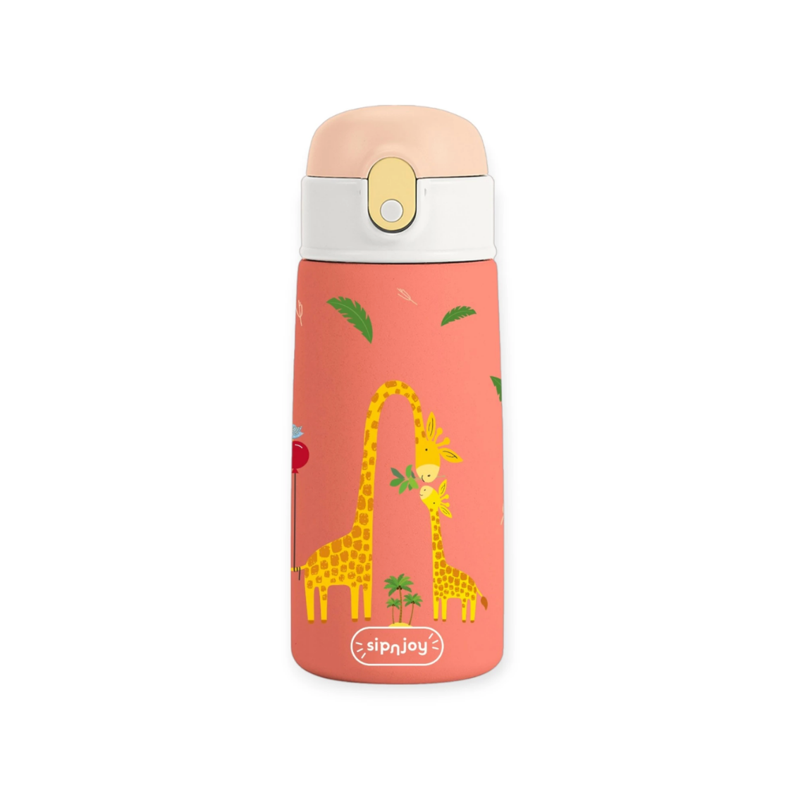 SipSquad Çocuk Su Termosu - Giggle Giraffe, 480 ml