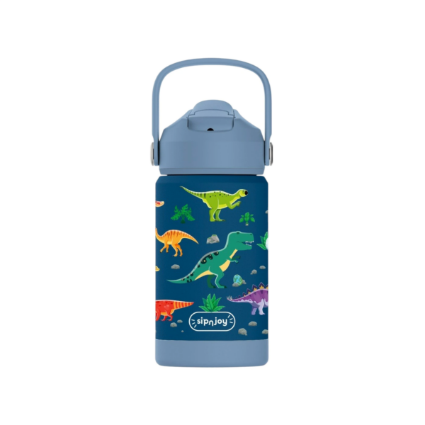 FlipSip Çocuk Su Termosu - Dino, 360 ml