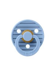 Bibs Bibs Studio Colour Pacifier Kauçuk Emzik Size 2 (6+ Ay)  - Sky Blue