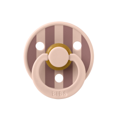 Bibs Studio Colour Block Kauçuk Emzik Size 2 (6 + Ay)  - Blush / Woodchuck