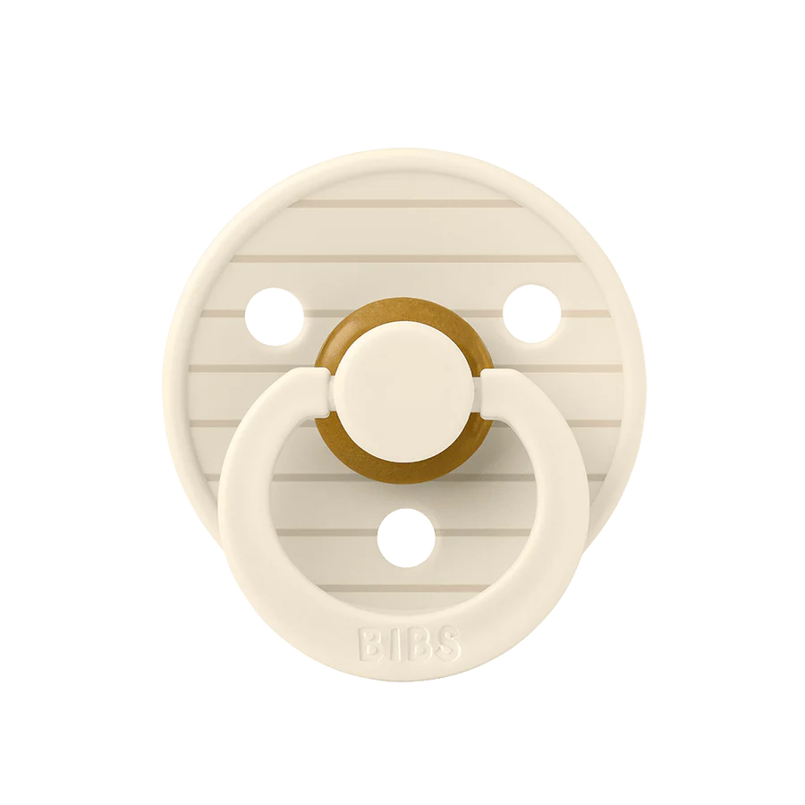 Bibs Studio Colour Pin Kauçuk Emzik Sİze 1 (0-6 Ay) - Ivory/Vanilla