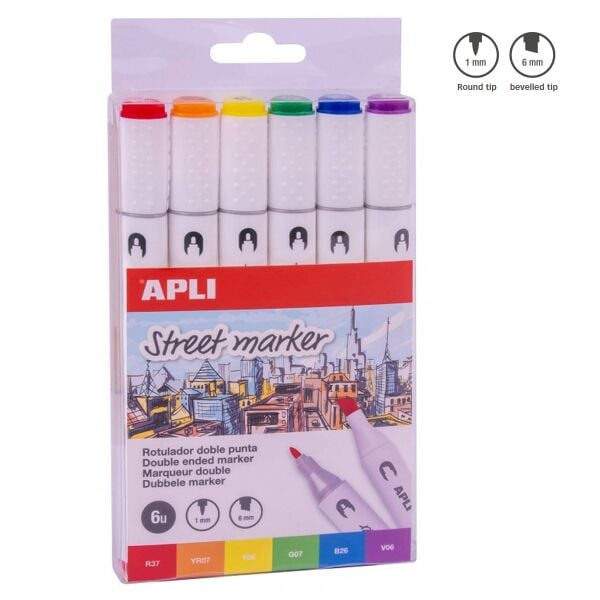 Çift Uçlu Marker Kalem Seti