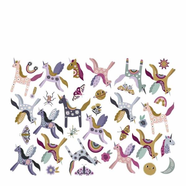 Çocuklar İçin Geçici Dövme - Unicorn