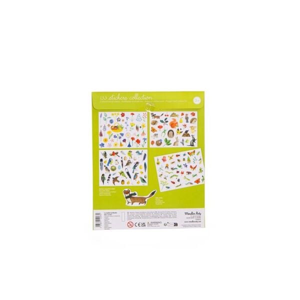 Pochette stickers Le botaniste Le Jardin du Moulin