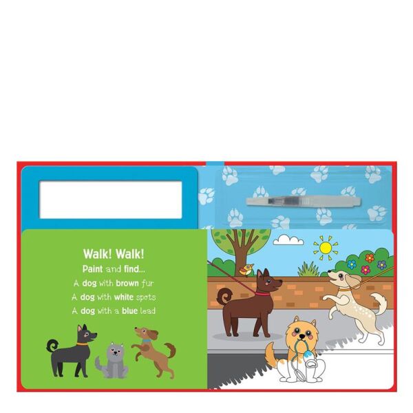 Water Painting Search and Find - Dogs