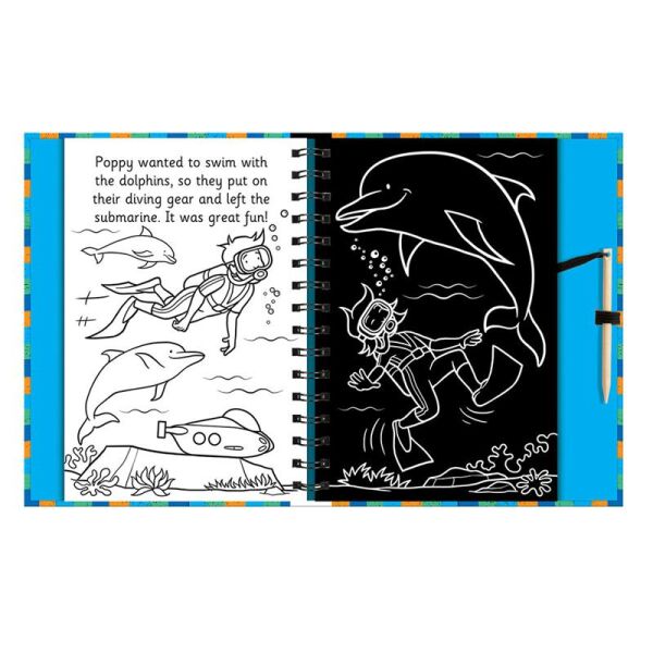 Scratch And Draw - Ocean Animals