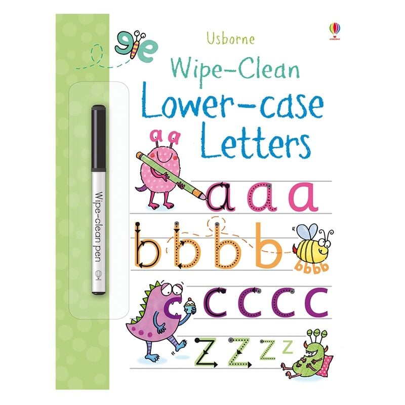 Wipe Clean Lower-Case Letters