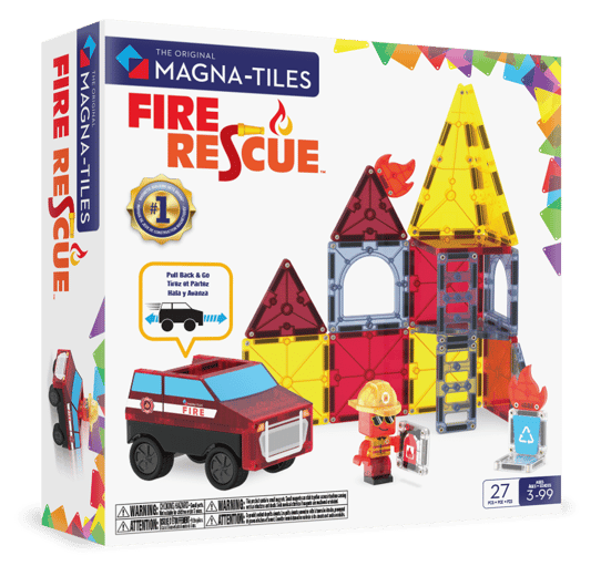 Magna-Tiles Fire Rescue - 27 Parça