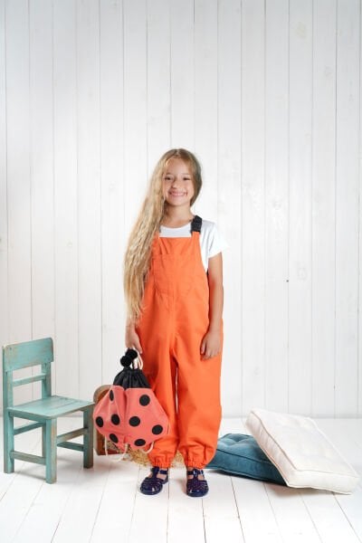 NiceKids Yağmur Tulumu Çocuk / Turuncu 116-122 cm