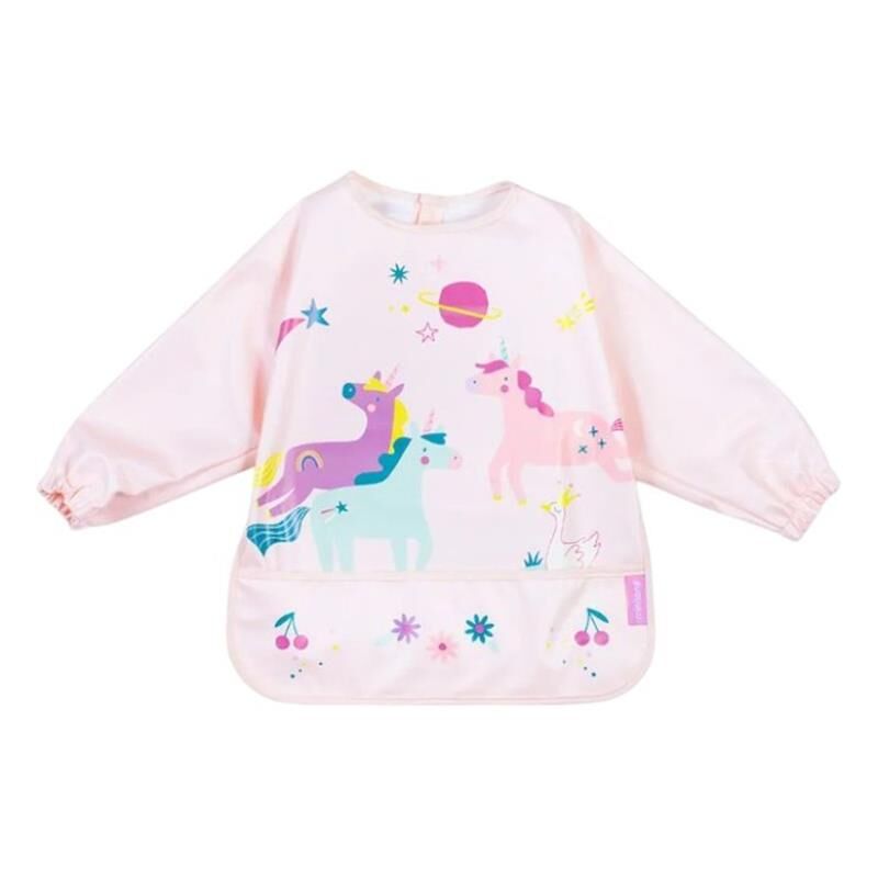 Uzun Kollu Bebek Önlüğü - Unicorn
