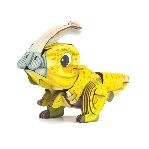 Yap ve Seslendir-3D Puzzle Parasaurolophus Dinozor