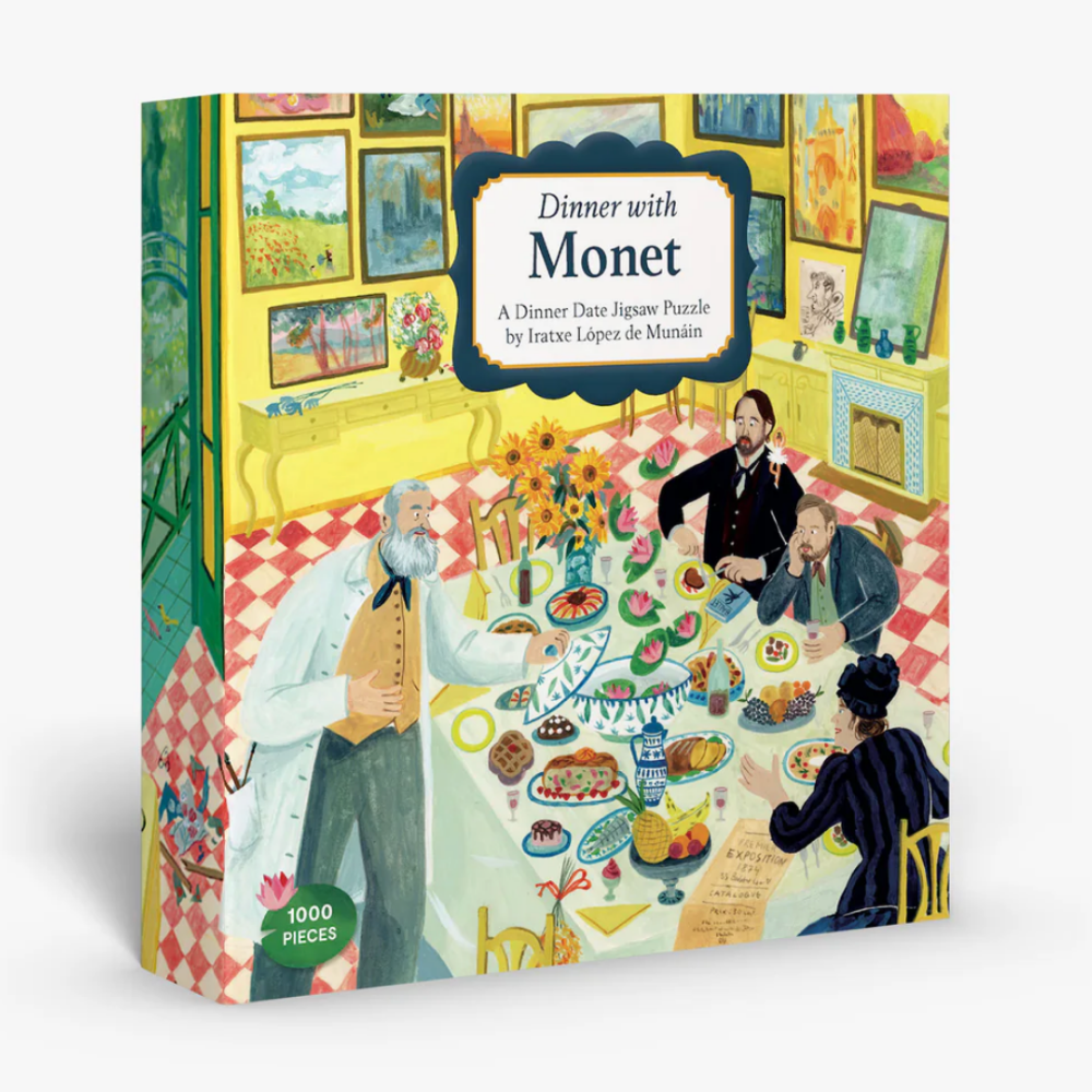 Dinner with Monet - 1000 Parça Puzzle