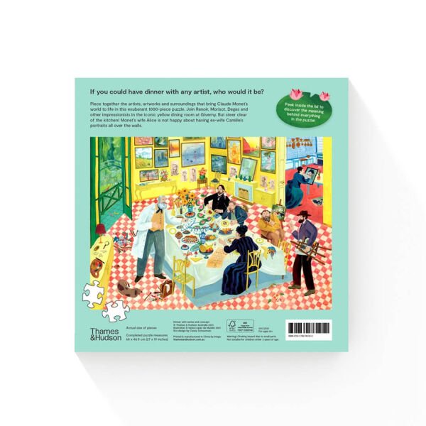 Dinner with Monet - 1000 Parça Puzzle