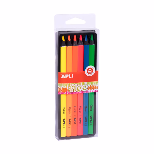 Fluo Boya Kalemi - 6 Renk